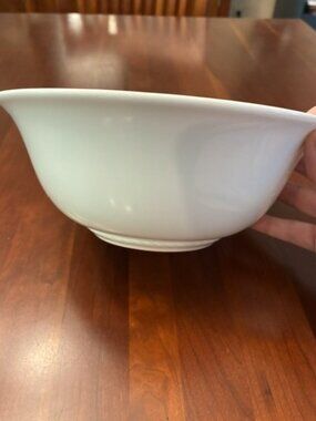Lenox Pale Blue Bone China 9.25" Serving Vegetable Bowl Rope trim Made in USA
